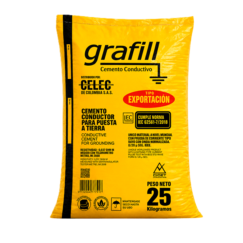 Cemento Conductivo CELEC 25kg